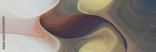 abstract artistic banner design with dim gray, pastel gray and rosy brown colors. fluid curved lines with dynamic flowing waves and curves for poster or canvas