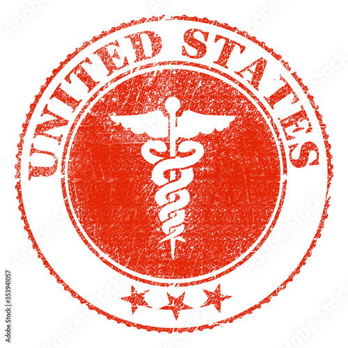 Canvastavla Cachet médecin USA