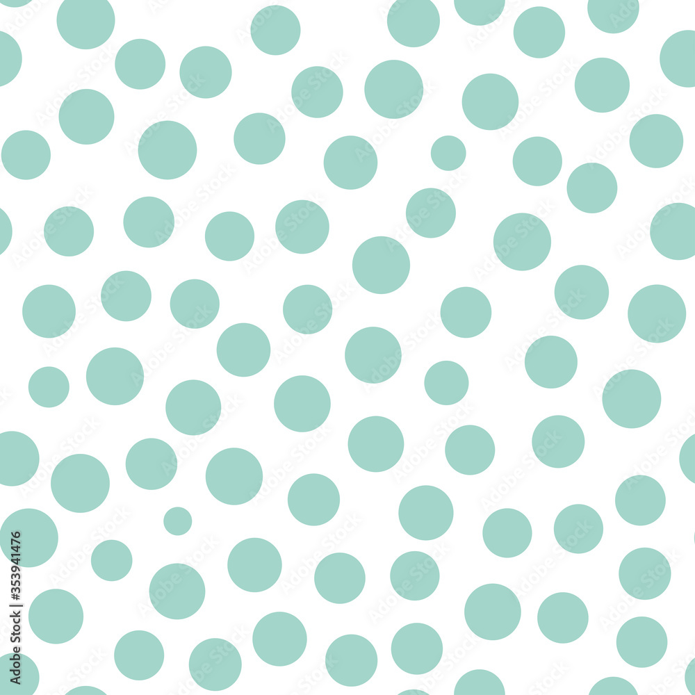 Pastel green dots seamless repeat vector pattern for wrapping paper,textile,fabrics,textile.Geometric pattern. Pastel green dots seamless repeat vector pattern for wrapping paper,textile,fabrics,textile.Geometric pattern.