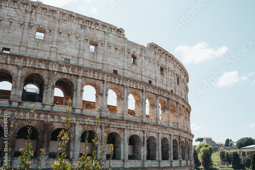 rome colosseum roman historic site