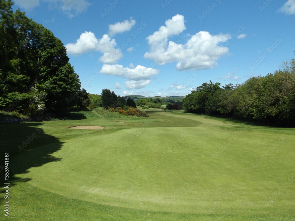 golf course, north sea