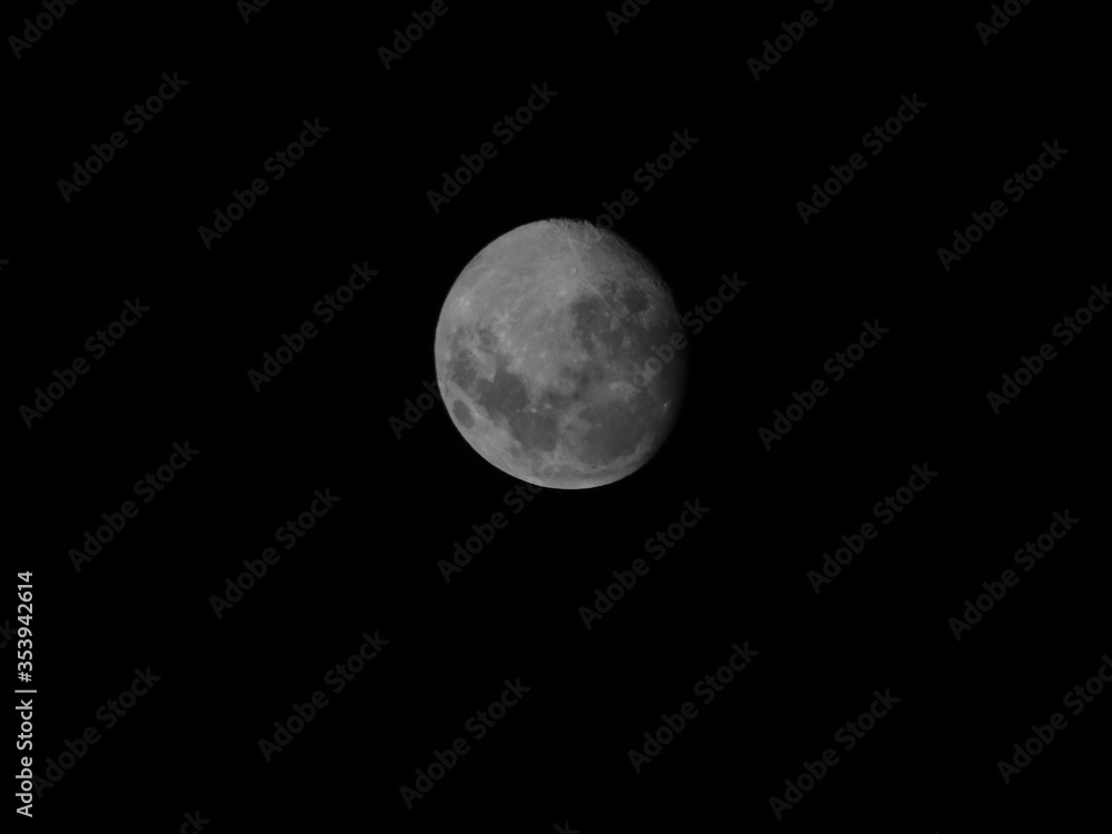 moon in the night sky moon in the night sky