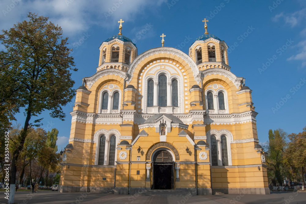 Saint Volodymyr's Cathedral in Kiev, Ukraine