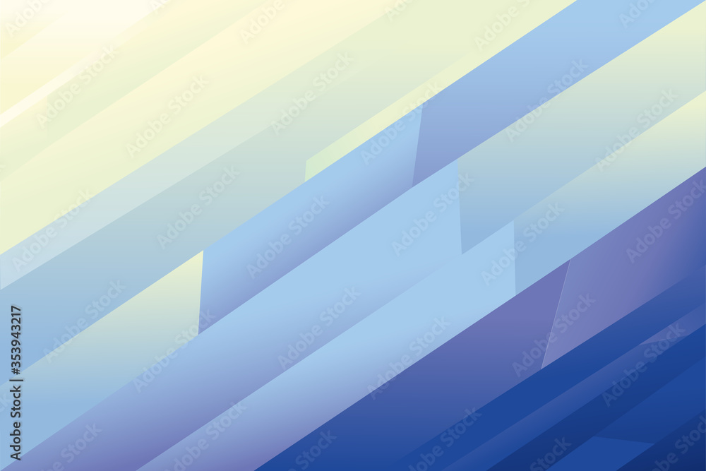 Obraz premium Flat vector illustration with geometric abstract shapes for banner flyer or website modern minimalist design