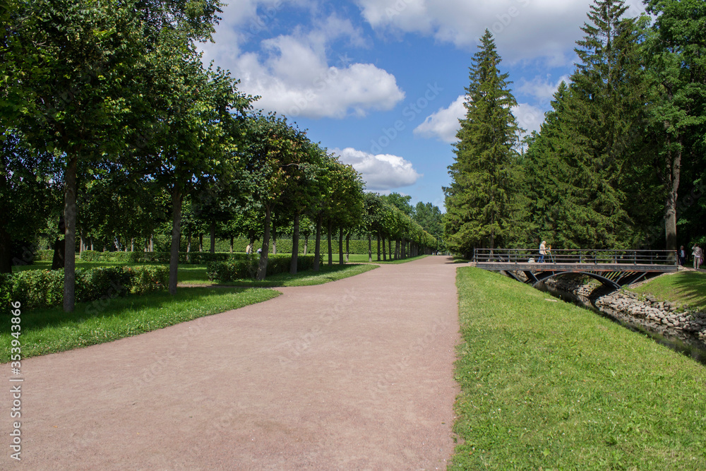 paths in the Park, Tsarskoe Selo, Saint Petersburg