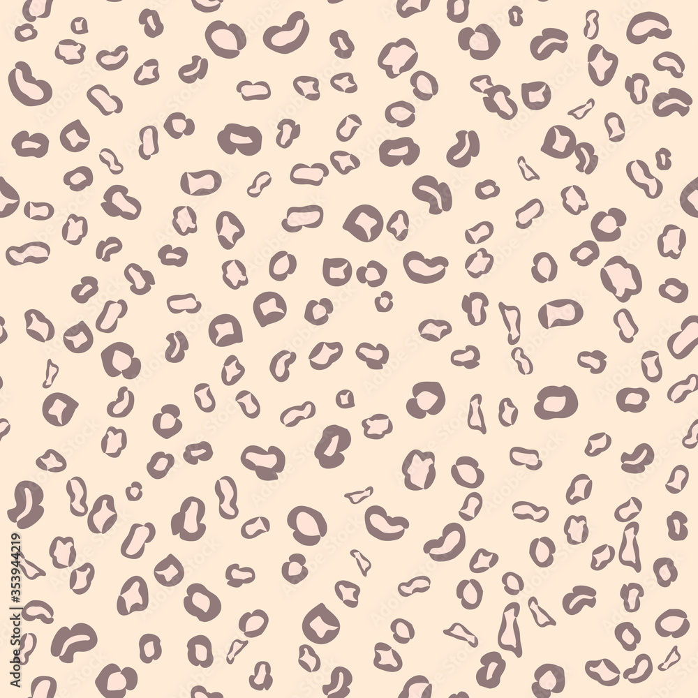 Animal print, leopard skin seamless pattern. Trendy colors Animal print, leopard skin seamless pattern. Trendy colors