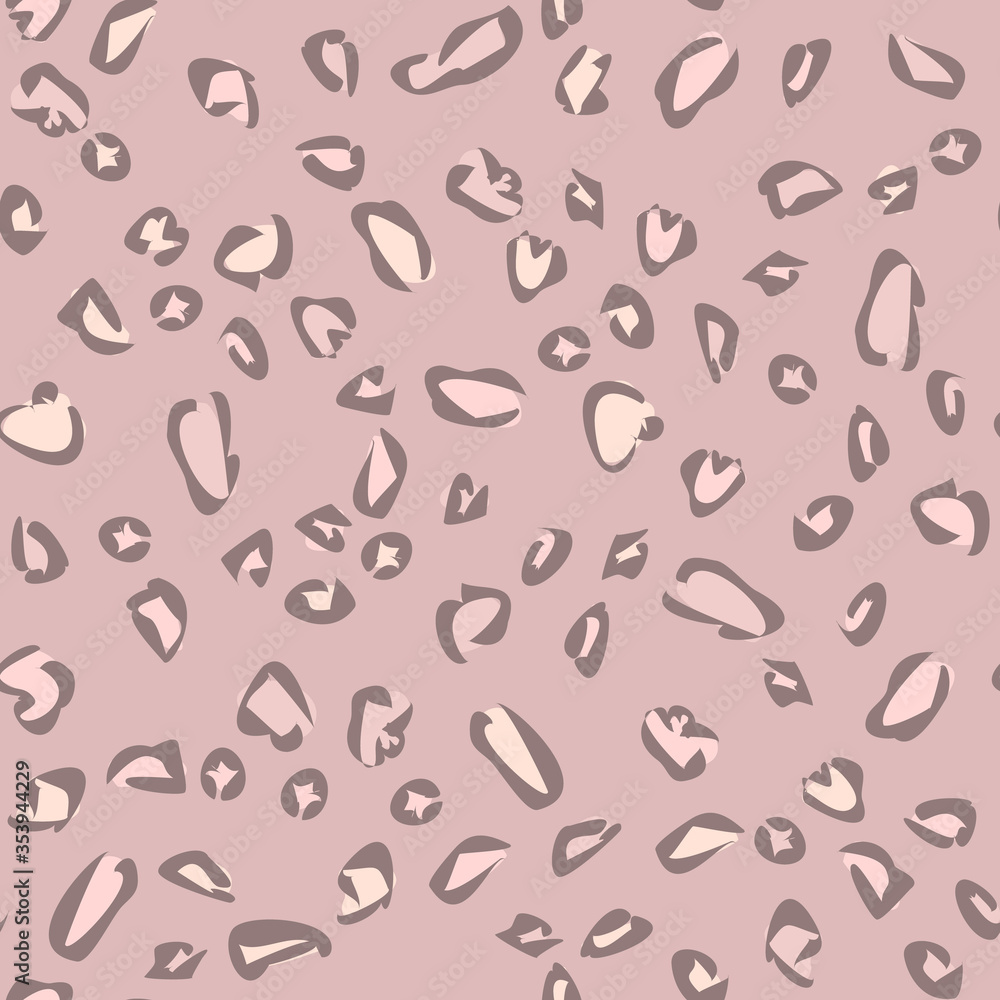 Animal print, leopard skin seamless pattern. Trendy colors Animal print, leopard skin seamless pattern. Trendy colors
