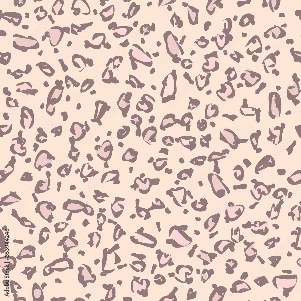 Animal print, leopard skin seamless pattern. Trendy colors Animal print, leopard skin seamless pattern. Trendy colors