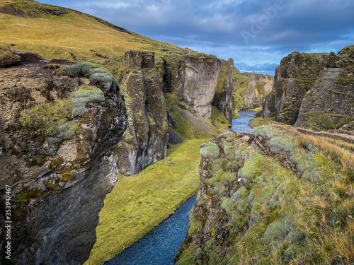 Incredible view in Iceland of National Park.