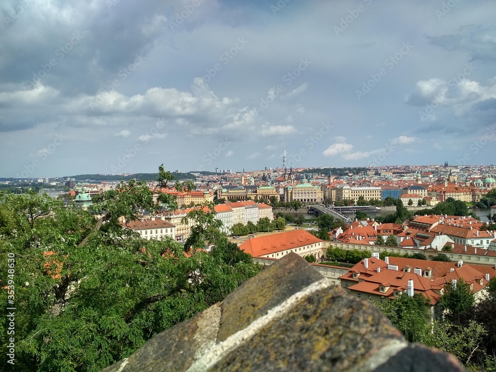 view of prague from above
