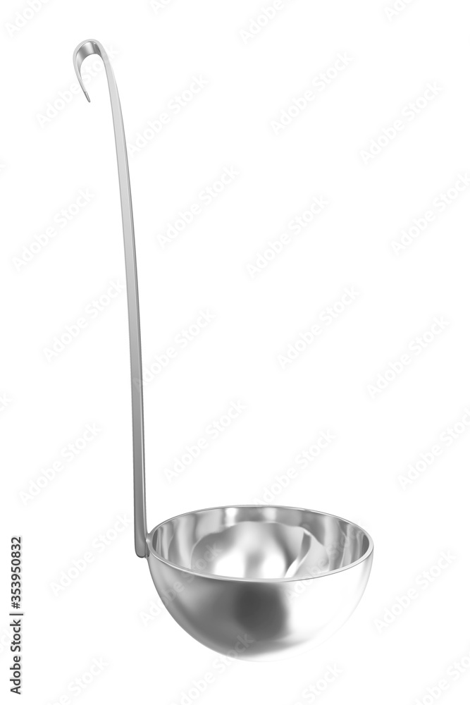 Metal Kitchen Ladle isolated on white background Metal Kitchen Ladle isolated on white background