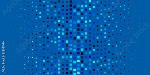 Light BLUE vector texture in rectangular style. Rectangles with colorful gradient on abstract background. Pattern for commercials, ads.