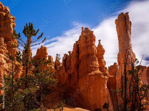 Stone Formations in Bryce Canyon National Park, Utah, USA