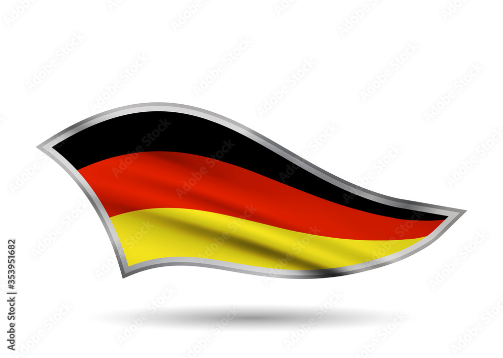 Obraz premium Waving Flag of Germany