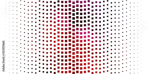 Light Pink, Red vector background with rectangles. Rectangles with colorful gradient on abstract background. Design for your business promotion.