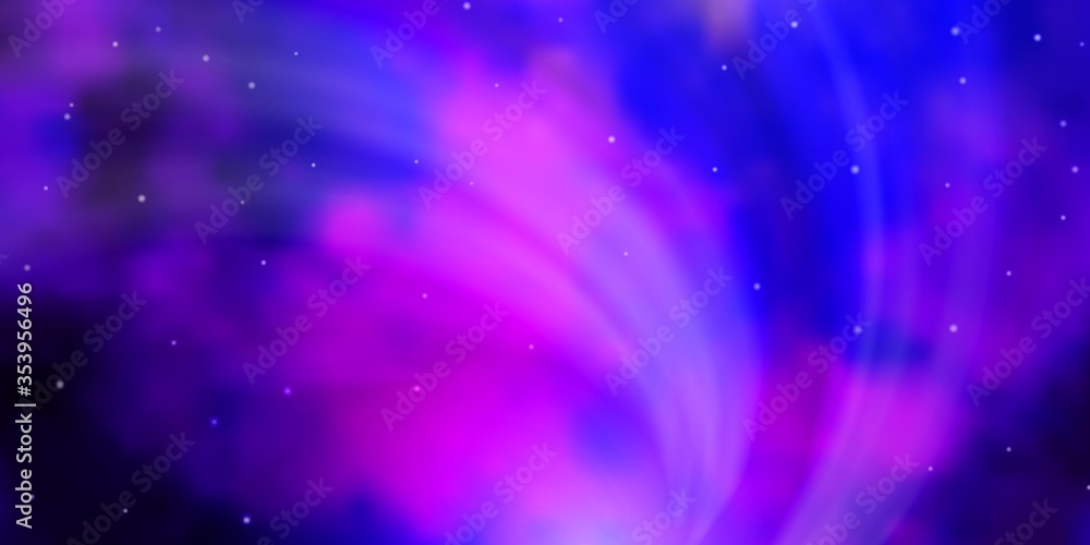 Light Purple, Pink vector background with small and big stars. Modern geometric abstract illustration with stars. Pattern for new year ad, booklets. Light Purple, Pink vector background with small and big stars. Modern geometric abstract illustration with stars. Pattern for new year ad, booklets.