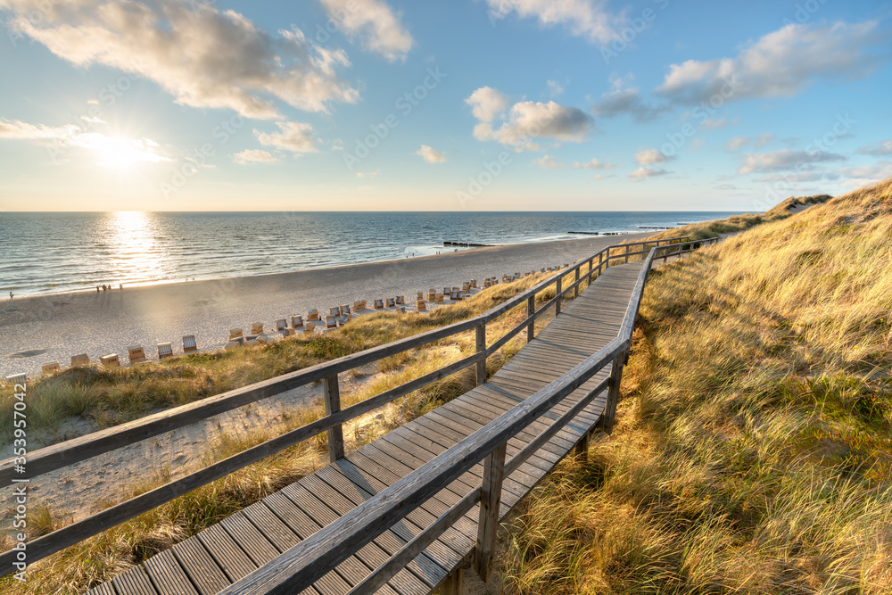 The Rotes Kliff near Kampen on the island of Sylt, Schleswig-Holstein, Germany The Rotes Kliff near Kampen on the island of Sylt, Schleswig-Holstein, Germany
