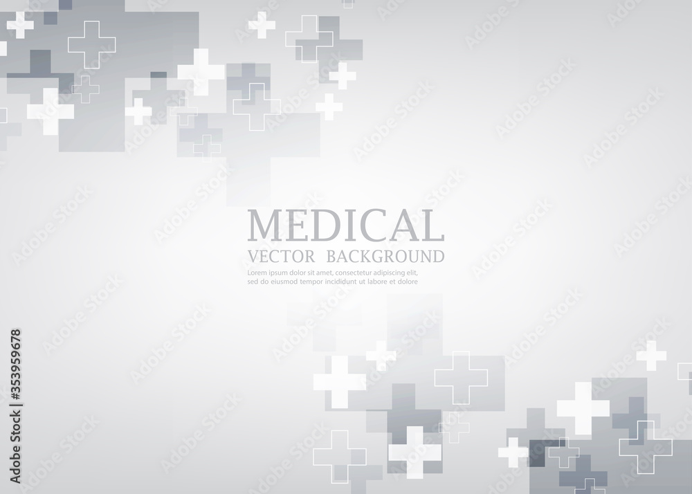 gray vector wallpaper.abstract medical vector background.