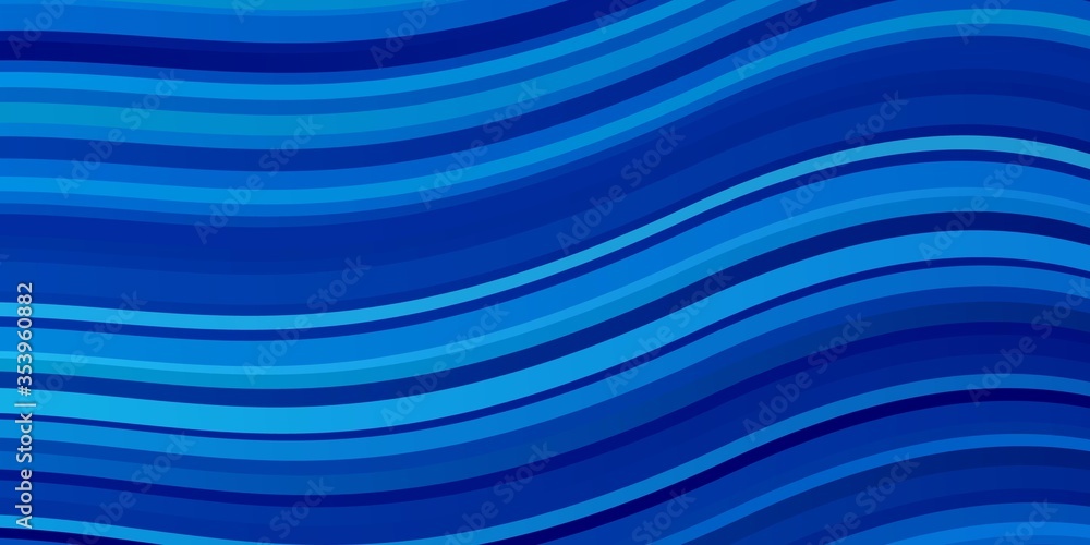 Light BLUE vector pattern with curves. Illustration in halftone style with gradient curves. Pattern for booklets, leaflets. Light BLUE vector pattern with curves. Illustration in halftone style with gradient curves. Pattern for booklets, leaflets.