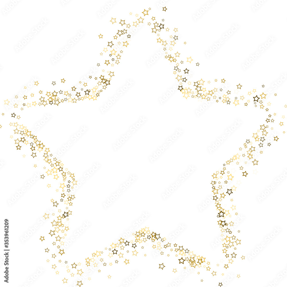 Glitter Stars. Luxury Confetti tiny Gold Christmas Glitter Stars. Luxury Confetti tiny Gold Christmas