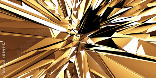 Luxury Golden Shiny Abstract Background