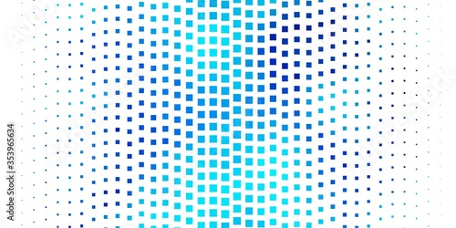 Light BLUE vector backdrop with rectangles. Colorful illustration with gradient rectangles and squares. Design for your business promotion.