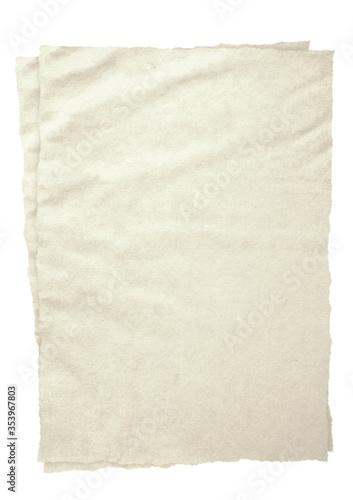 Old vintage torn paper. Background and texture.
