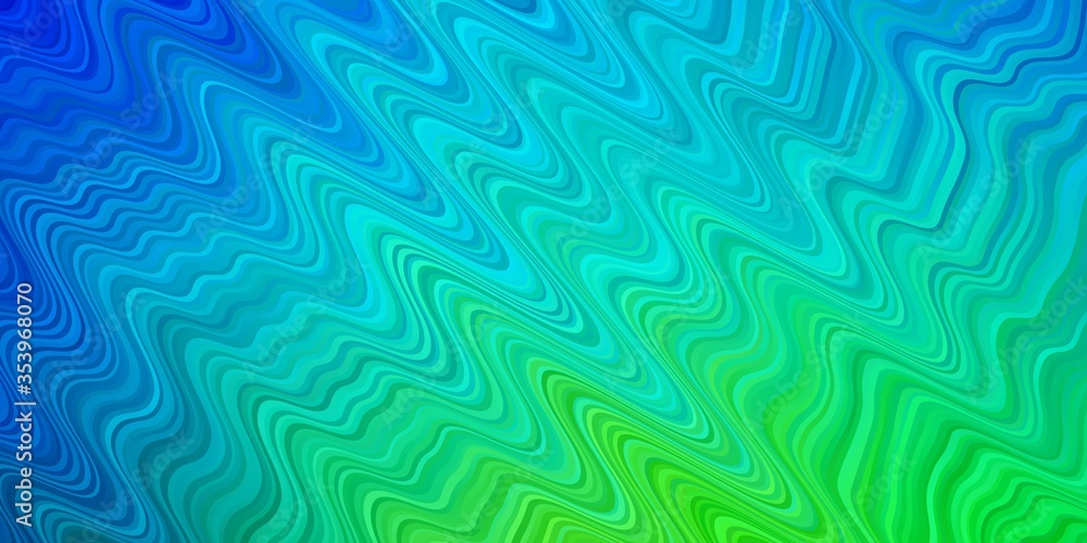 Light Blue, Green vector background with lines. Illustration in halftone style with gradient curves. Pattern for websites, landing pages. Light Blue, Green vector background with lines. Illustration in halftone style with gradient curves. Pattern for websites, landing pages.