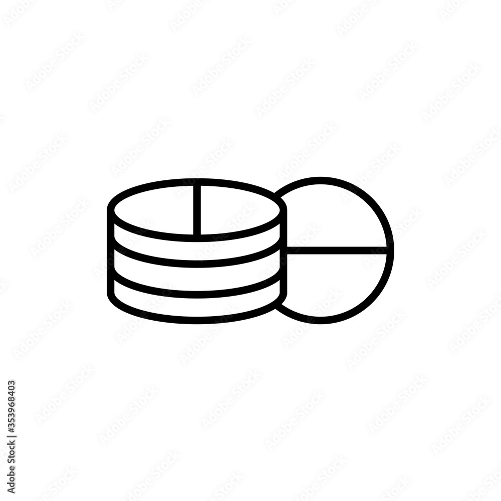Pill Icon Vector design Template Pill Icon Vector design Template