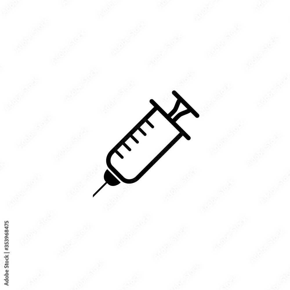 Syringe Icon Vector Design And Illustration Syringe Icon Vector Design And Illustration