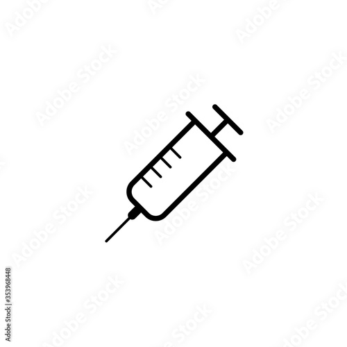 Syringe Icon Vector Design And Illustration