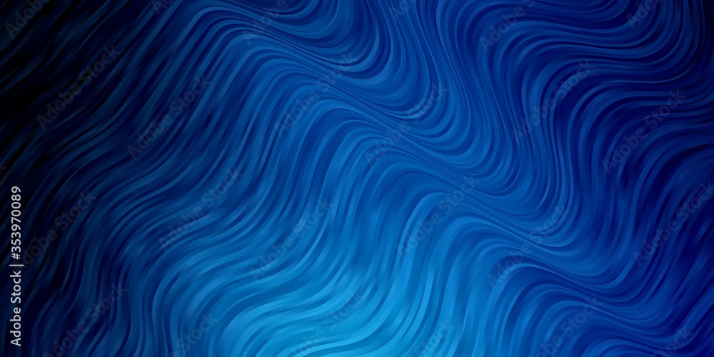 Light BLUE vector background with bent lines. Abstract illustration with bandy gradient lines. Best design for your ad, poster, banner. Light BLUE vector background with bent lines. Abstract illustration with bandy gradient lines. Best design for your ad, poster, banner.