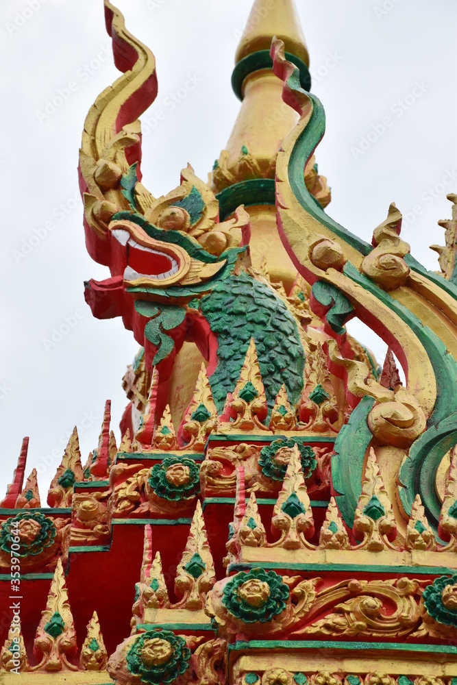 Naga on the temple arch