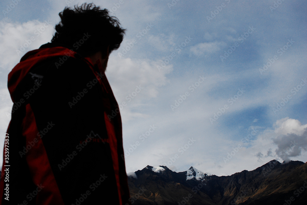 Off the beaten path in the Andes mountain Off the beaten path in the Andes mountain