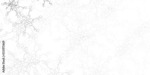 Light Gray vector template with curves.