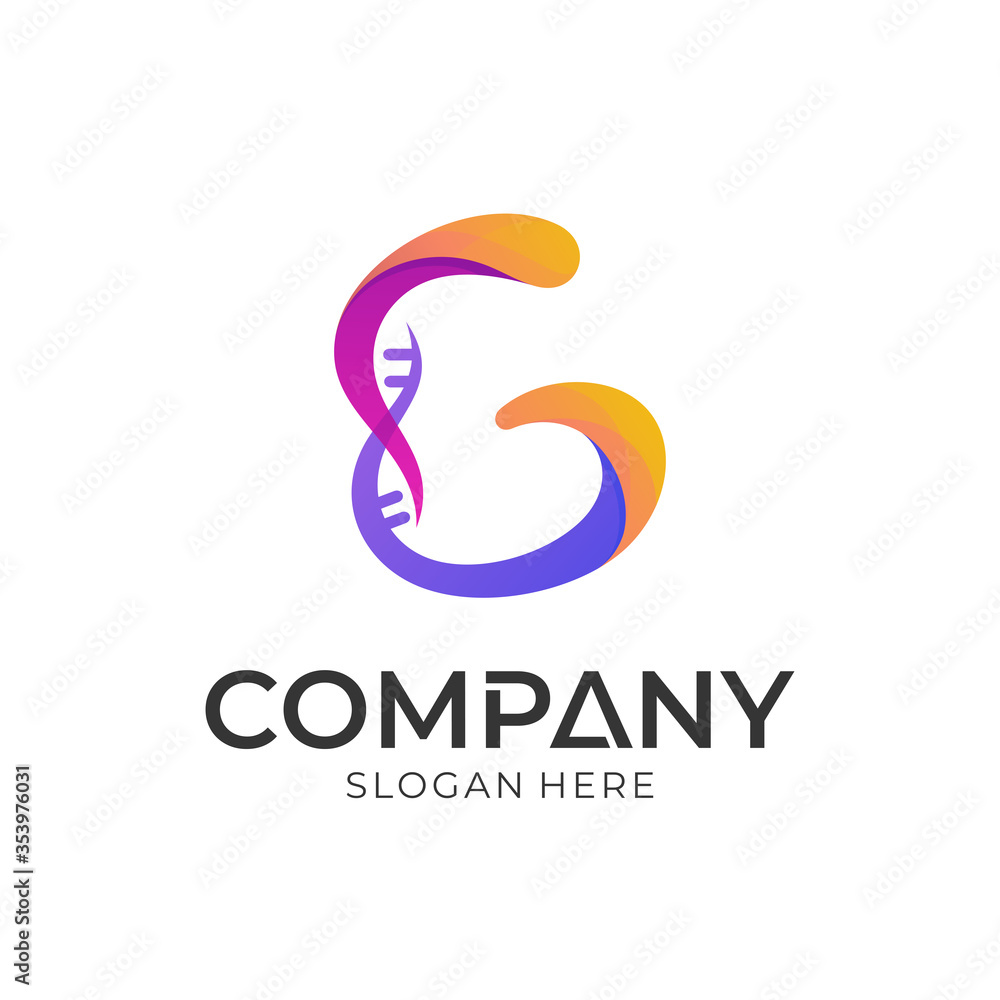 DNA Letter G Logo Design Template, Genetics Vector Design, Biological Vector Illustration DNA Letter G Logo Design Template, Genetics Vector Design, Biological Vector Illustration