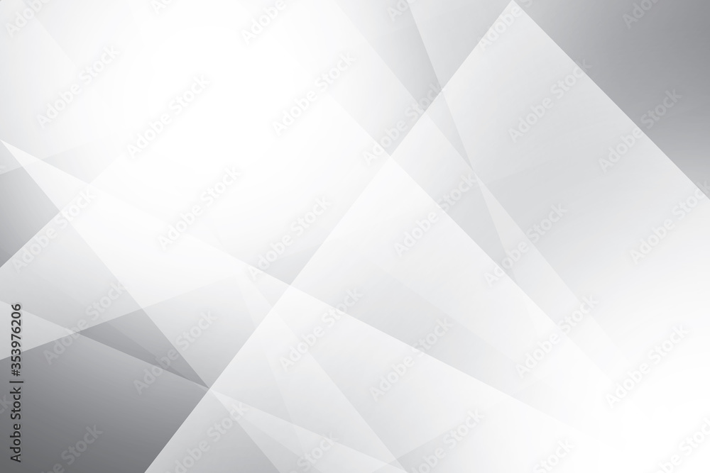 Abstract geometric white and gray color background. Vector, illustration.