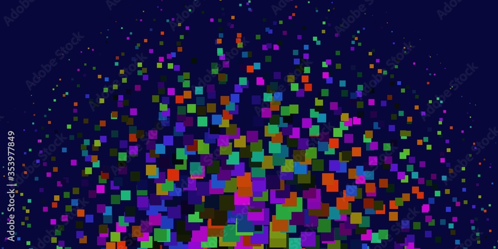 Light Multicolor vector background with rectangles. Abstract gradient illustration with colorful rectangles. Pattern for business booklets, leaflets
