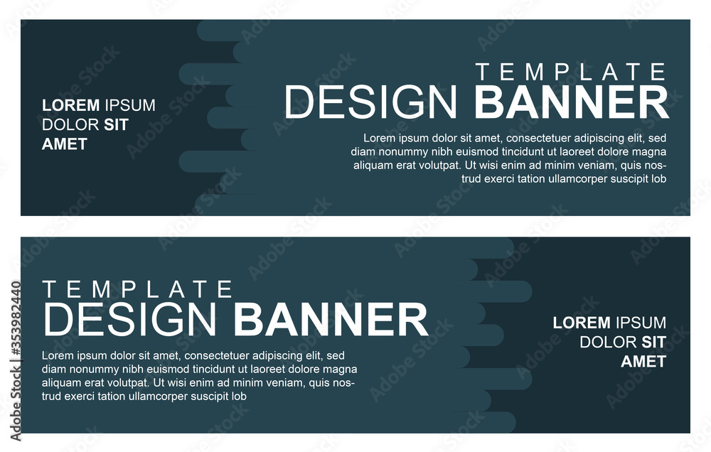 Obraz premium Vector abstract design banner web template.