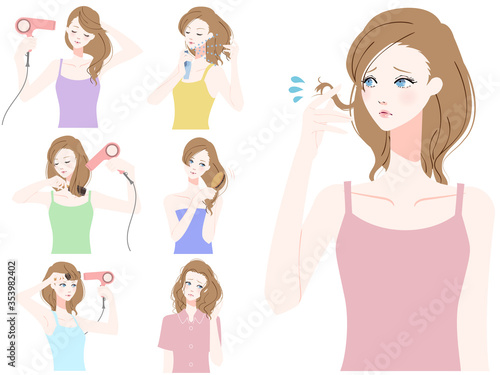 ヘアケア　女性
