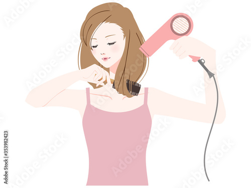 ドライヤー　女性