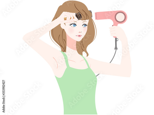 ドライヤー　女性