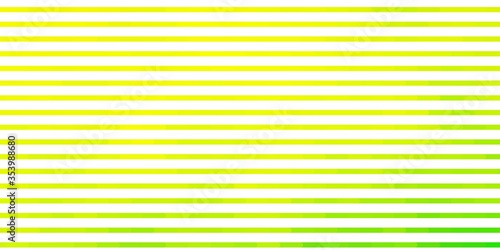Light Green, Yellow vector texture with lines. Repeated lines on abstract background with gradient. Pattern for websites, landing pages.
