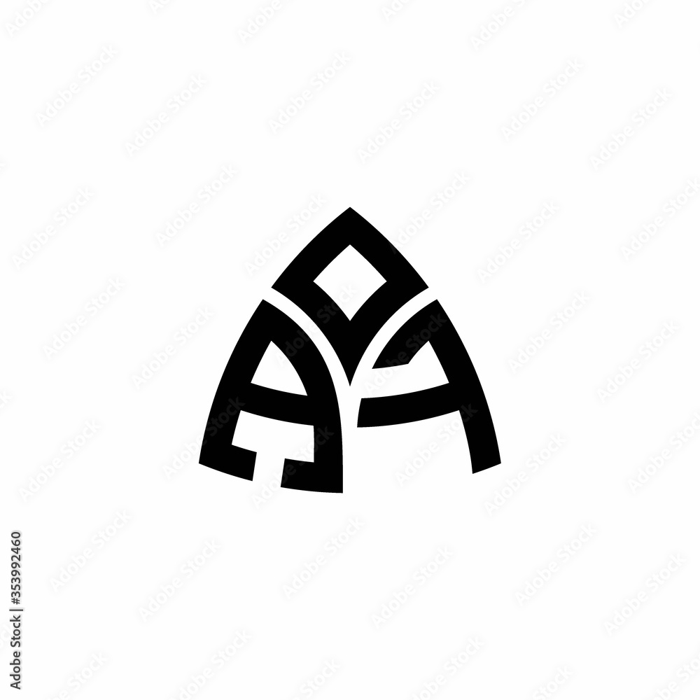 AF monogram logo with modern triangle style design template AF monogram logo with modern triangle style design template