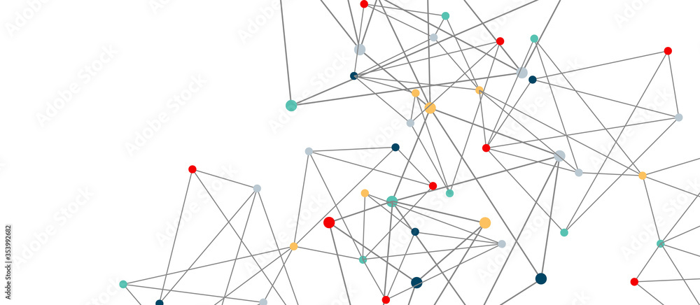 Line points connections, triangular technology design. Abstract geometric background Line points connections, triangular technology design. Abstract geometric background