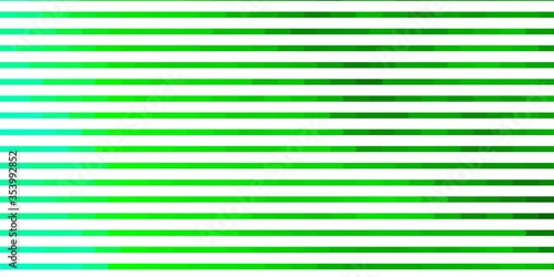 Light Green vector background with lines. Gradient illustration with straight lines in abstract style. Best design for your posters, banners.