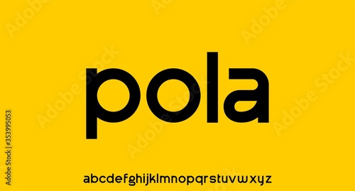 pola, the modern geometric circular font 