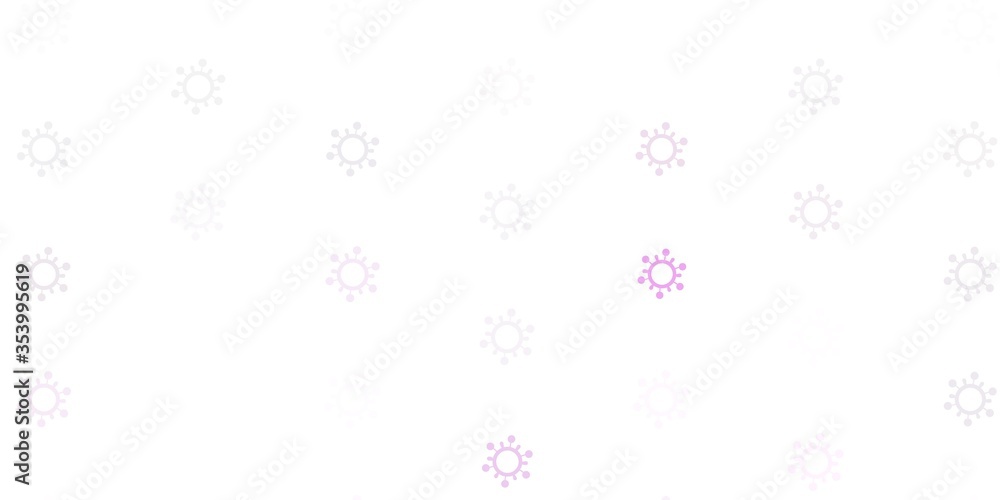 Light Purple vector pattern with coronavirus elements. Light Purple vector pattern with coronavirus elements.