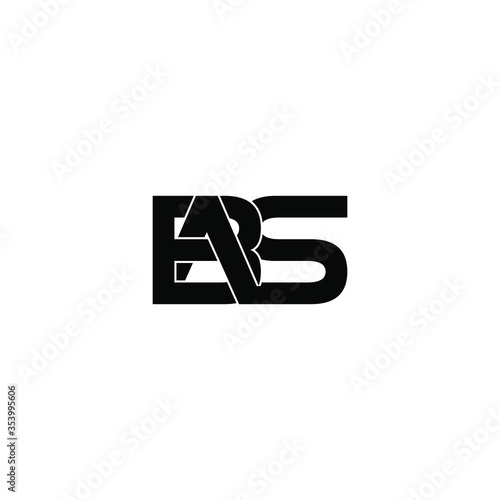 bas letter original monogram logo design