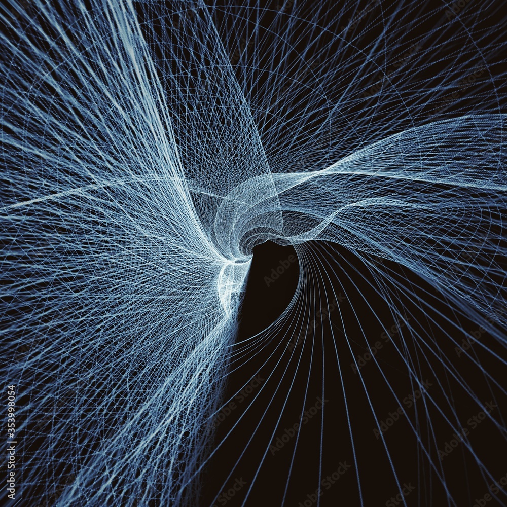 Obraz premium 抽象的な繊維の羽